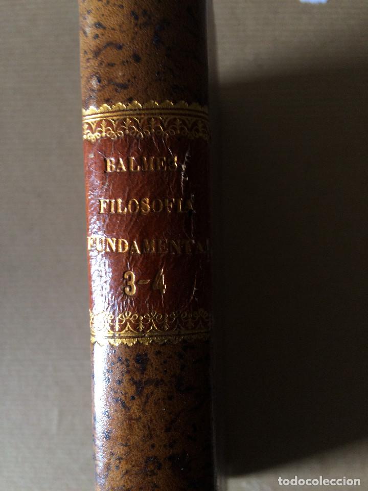 Libros antiguos: JAIME BALMES 1860 - Foto 3