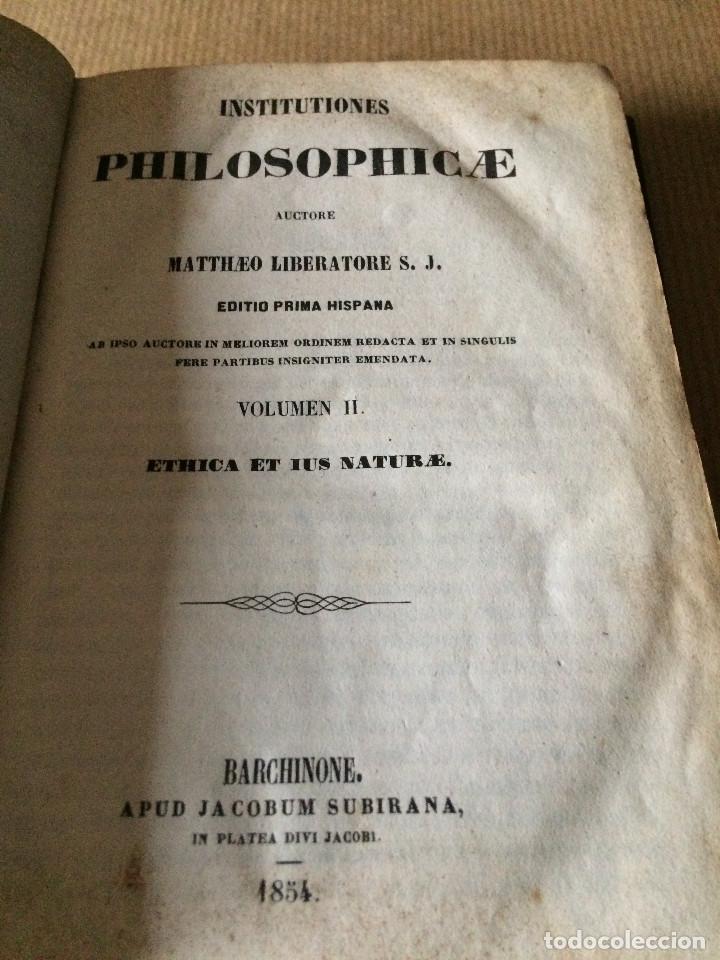 Libros antiguos: MATTHAEO LIBERATORE  1854 - Foto 1