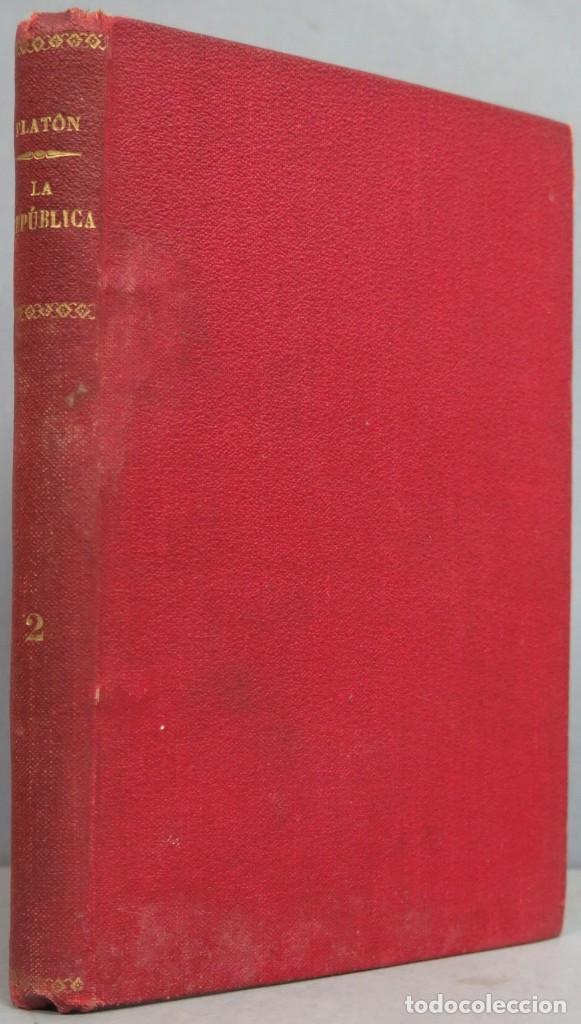Libros antiguos: 1912.- LA REPUBLICA. PLATON - Foto 1