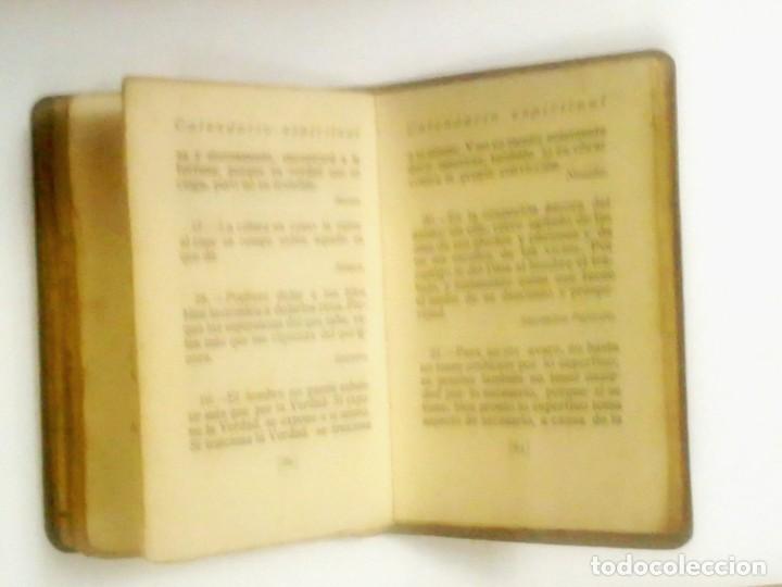Libros antiguos: CALENDARIO ESPIRITUAL.1918. - Foto 5 - 209119123