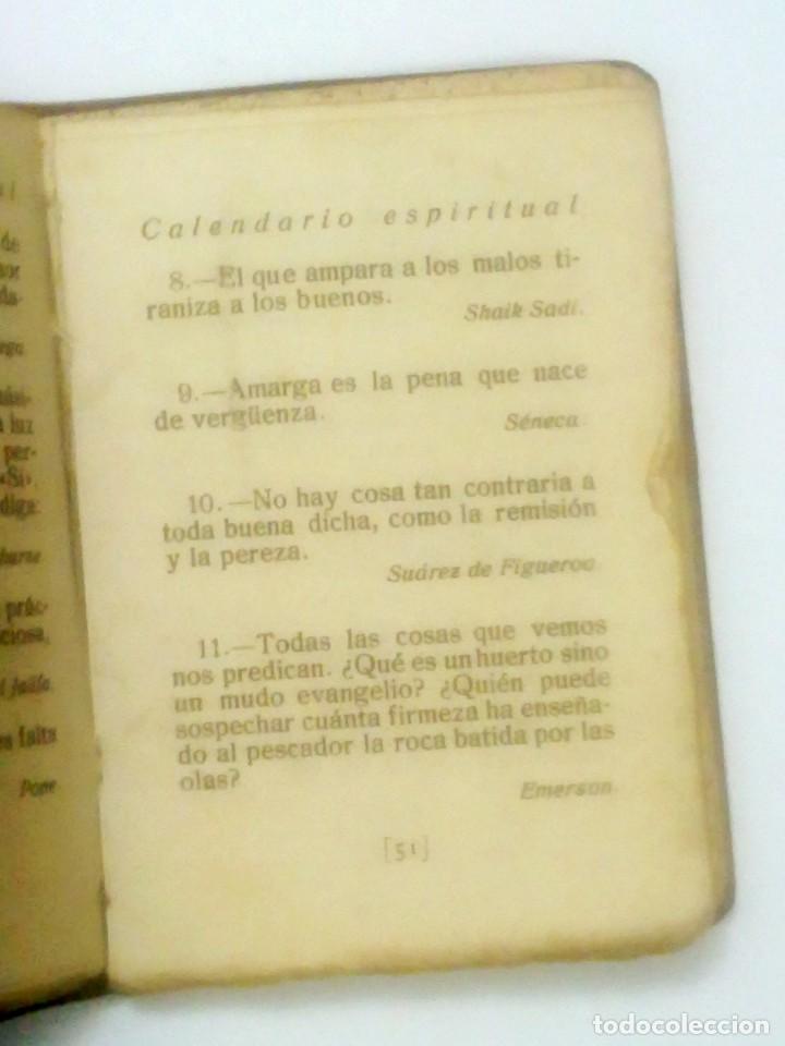 Libros antiguos: CALENDARIO ESPIRITUAL.1918. - Foto 15 - 209119123