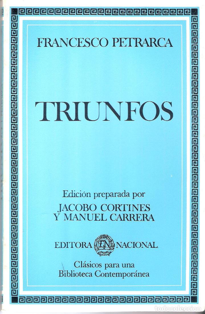 Libros antiguos: TRIUNFOS - FRANCESCO PETRARCA - Foto 1