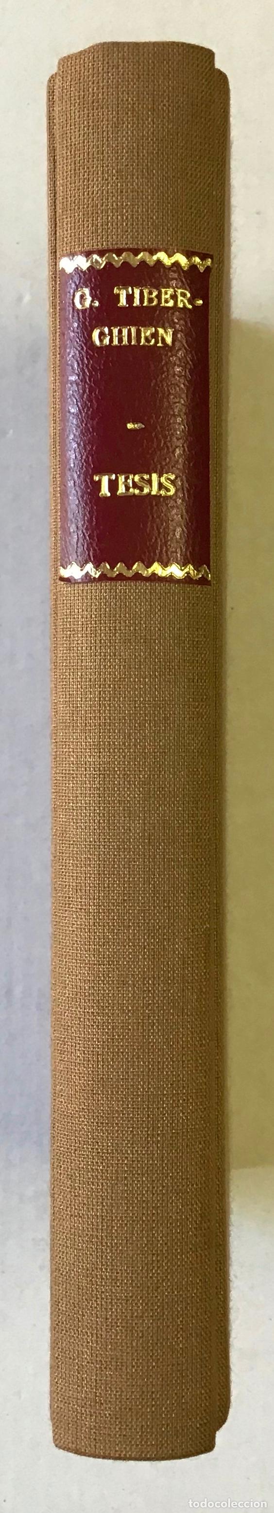 Libros antiguos: TESIS. - TIBERGHIEN, G. - Foto 2