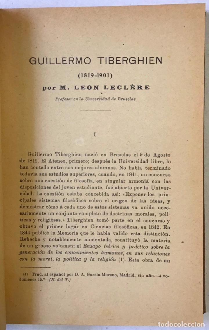 Libros antiguos: TESIS. - TIBERGHIEN, G. - Foto 4