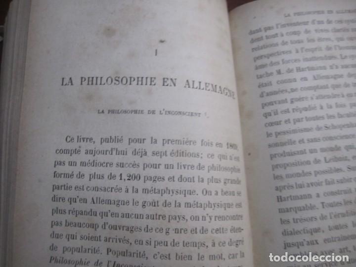 Libros antiguos: PHILOSOPHES MODERNES ETRANGERS ET FRANÇAIS AD.FRANCK 1879 PARIS - Foto 8 - 216629076