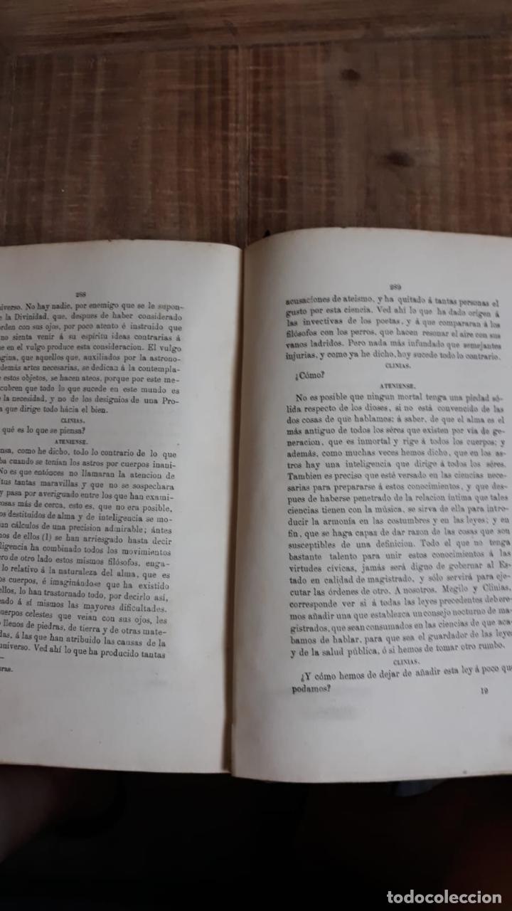 Libros antiguos: Obras completas de PLATON - 1872 - Foto 6