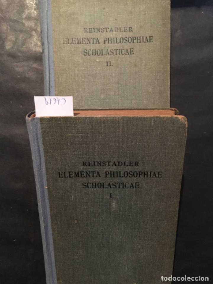 Libros antiguos: REINSTADLER, ELEMENTA PHILOSOPHIAE SCHOLASTICAE, 1920 - Foto 1