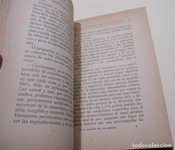 Libros antiguos: DR. FRANZ HARTMANN. UNA AVENTURA EN LA MANSION DE LOS ADEPTOS ROSA-CRUCES. ROSACRUZ. BARCELONA 1926 - Foto 6 - 227491712