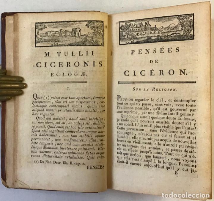 Libros antiguos: PENS&Eacute;ES DE CIC&Eacute;RON. - Foto 4