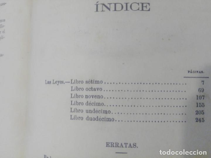 Libros antiguos: Obras completas de PLATON - 1872 - Foto 10