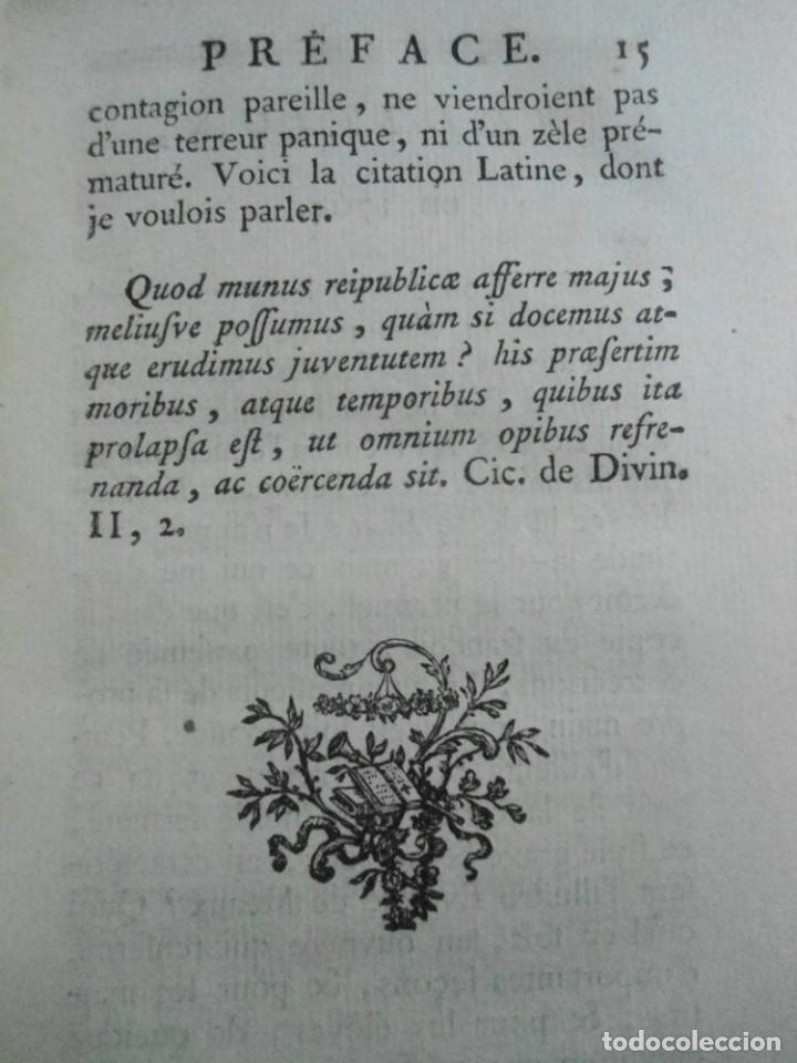 Libros antiguos: Pens&eacute;es de Ciceron, Paris, 1764. - Foto 3