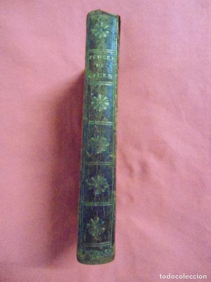 Libros antiguos: Pens&eacute;es de Ciceron, Paris, 1764. - Foto 4