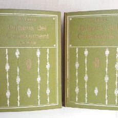 Libros antiguos: ORIGENS DEL CONEIXEMENT. LA FAM. R. TURRÓ. SOCIETAT CATALANA D'EDICIONS, 1912.. Lote 267071629