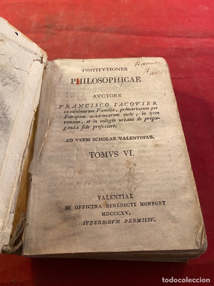 Libros antiguos: INSTITVTIONES PHILOSOPHICAE - Foto 1