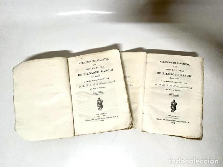 Libros antiguos: LOTE DE 2 LIBROS COLECCION DE LAS CARTAS (TOMO III Y TOMO IV) FILOSOFO RANCIO - Foto 1 - 292556493