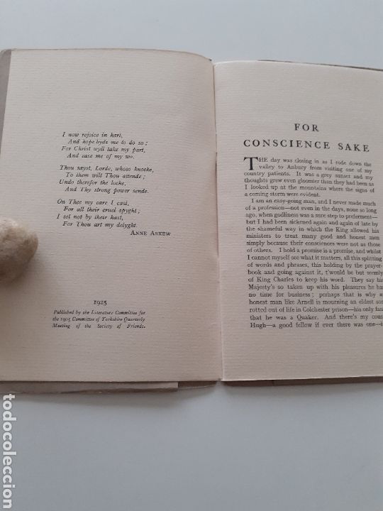 Libros antiguos: For Conscience Sake, Ernest E. Taylor, ingl&eacute;s, 1925 - Foto 3