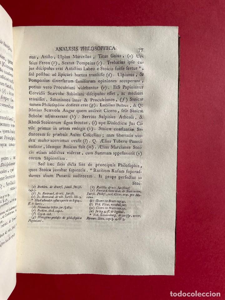 Libros antiguos: 1777 - Civilis Analysis Philosophica - Critica politica - - Foto 9 - 300955208