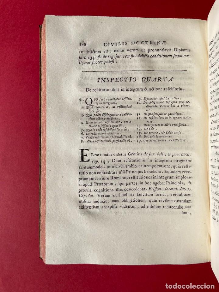 Libros antiguos: 1777 - Civilis Analysis Philosophica - Critica politica - - Foto 12 - 300955208