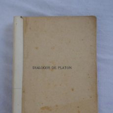 Libros antiguos: PLATÓN. DIÁLOGOS. LIBRERIA BERGUA, 1934. Lote 309587943