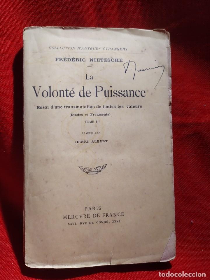 Libros antiguos: 1923. La voluntad de poder. Nietzsche. - Foto 1