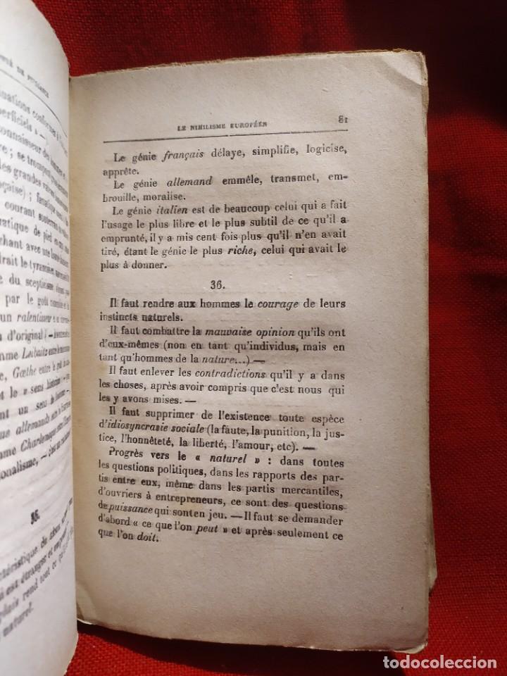Libros antiguos: 1923. La voluntad de poder. Nietzsche. - Foto 8