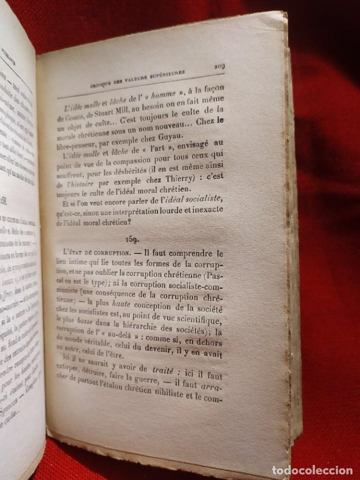 Libros antiguos: 1923. La voluntad de poder. Nietzsche. - Foto 13