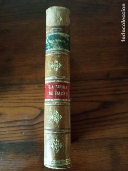 Libros antiguos: LA LUCHA DE RAZAS.- LUIS GUMPLOWICZ. - Foto 1