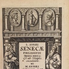Libros antiguos: AÑO 1639 – SENECA – PHILOSOPHI OPERA OMNIA (4 TOMOS) – ELZEVIR (WILLEMS 508 Y 664). Lote 329684108