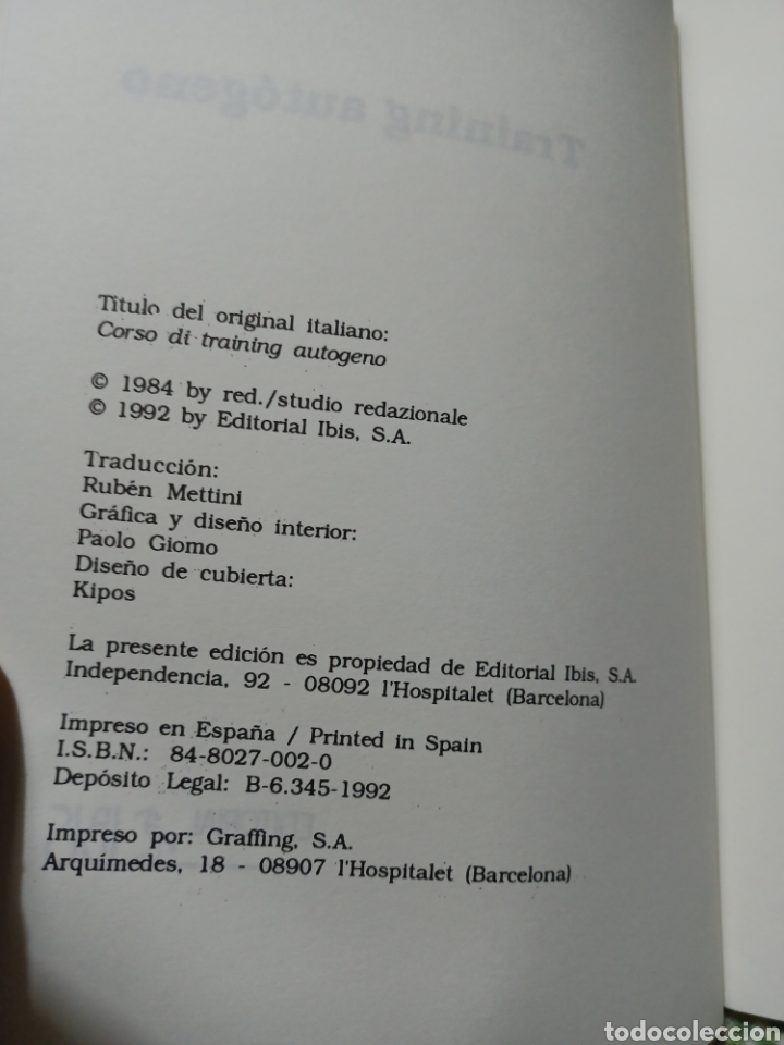 Libros antiguos: Barybook 254 . Training aut&oacute;geno - Foto 5