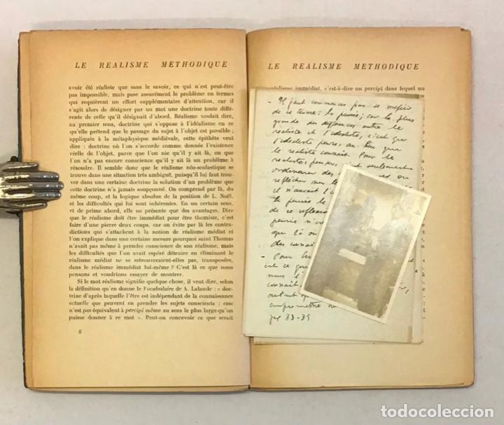 Libros antiguos: LE R&Eacute;ALISME M&Eacute;THODIQUE. - GILSON, &Eacute;tienne. - Foto 3