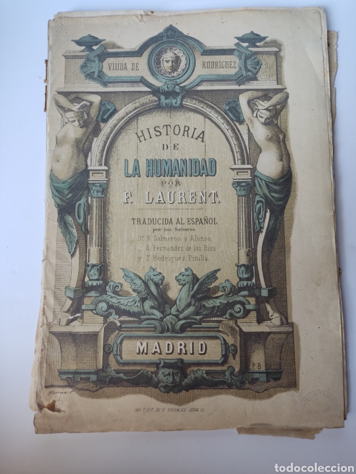 Libri antichi: Historia de la humanidad - F. Laurent