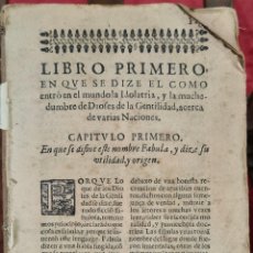 Libros antiguos: FILOSOFIA SECRETA DONDE DEBAIXO DE HISTORIAS FABULOSAS. JUAN PEREZ DE MOYA. 1611.