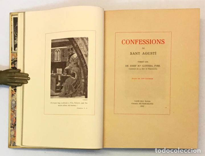 Libros antiguos: CONFESSIONS. - SANT AGUST&Iacute;. - Foto 4