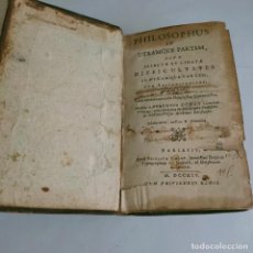 Libros antiguos: LAURENTIO DUHAN. PHILOSOPHUS IN UTRAMQUE PARTEM - CONTROVERSIAS FILOSOFICAS, EN LATIN. 1714. Lote 372071496