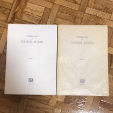 Libros antiguos: HOMENAJE A XAVIER ZUBIRI .V. AUTORES. EDITORIAL MONEDA Y CREDITO 1970. 2 TOMOS.DEDICATORIA DE ZUBIRI