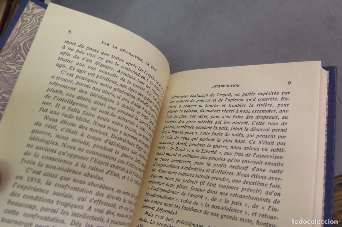 Libros antiguos: Par la R&eacute;volution, la Paix. ROLLAND - Foto 2