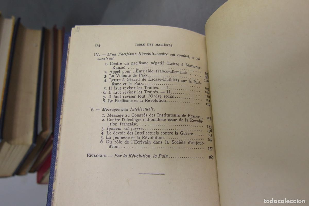Libros antiguos: Par la R&eacute;volution, la Paix. ROLLAND - Foto 4