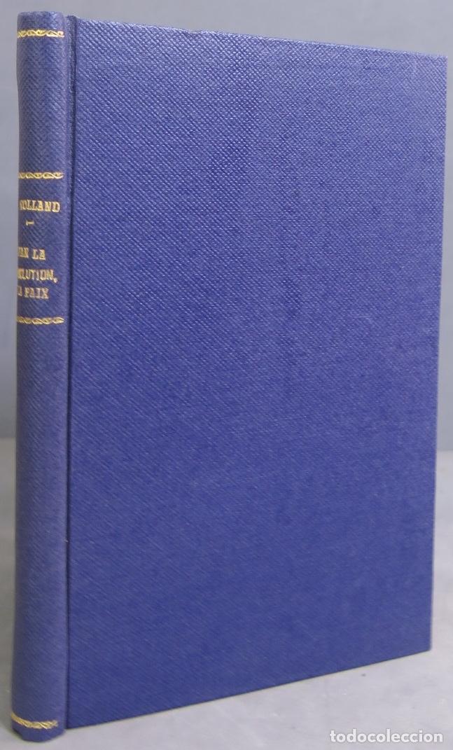 Libros antiguos: Par la R&eacute;volution, la Paix. ROLLAND - Foto 1
