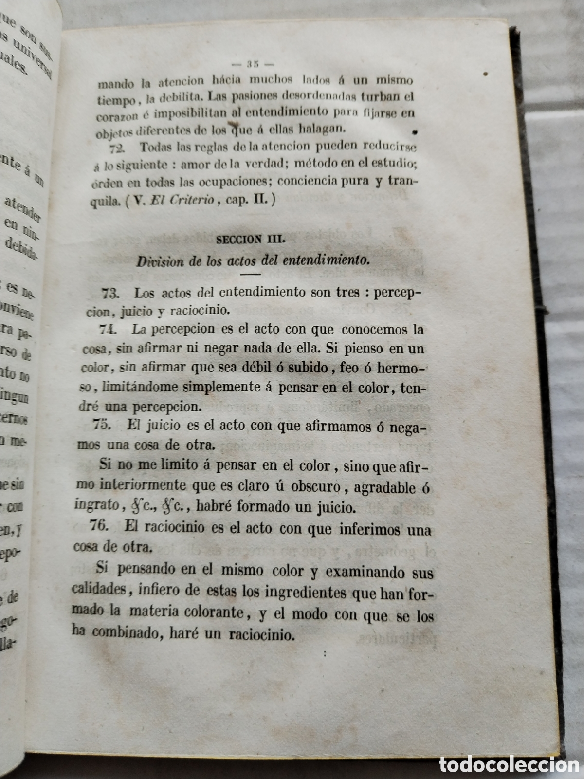 Libros antiguos: FILOSOF&Iacute;A ELEMENTAL/BALMES - Foto 4