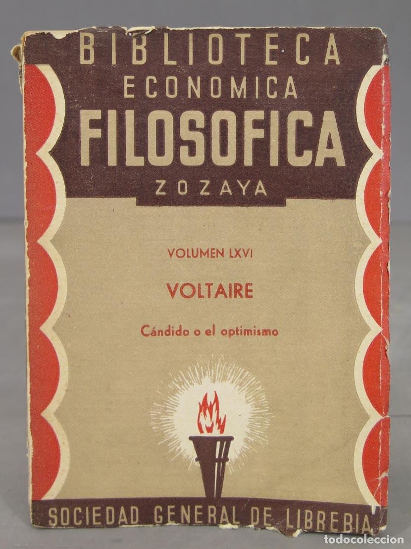 Libros antiguos: VOLTAIRE. CANDIDO O EL OPTIMISMO - Foto 1