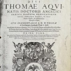 Libros antiguos: SANTO TOMAS DE AQUINO, SUMA TEOLÓGICA (EN LATÍN), 4 TOMOS. - SANTO TOMÁS DE AQUINO