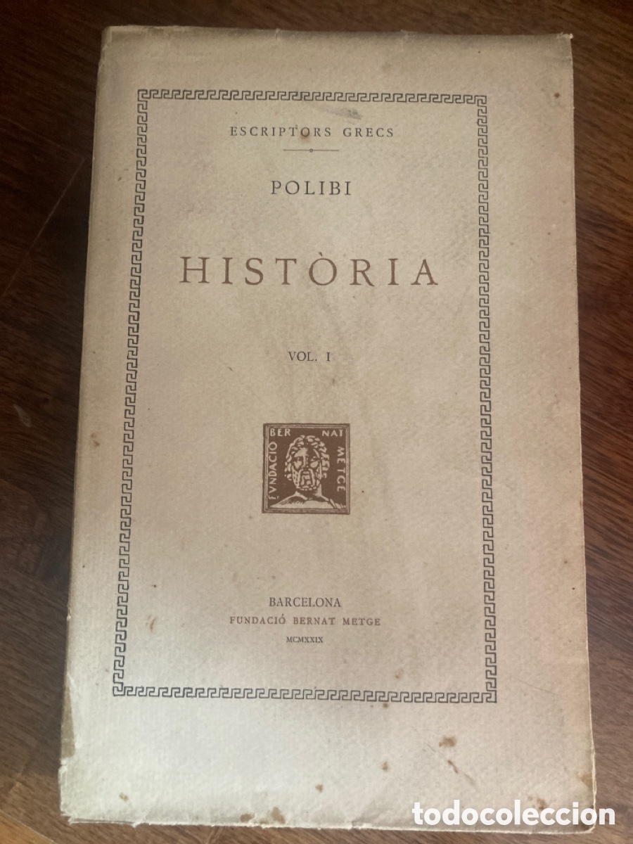 Libros antiguos: Hist&ograve;ria vol I. Polibi - Foto 1