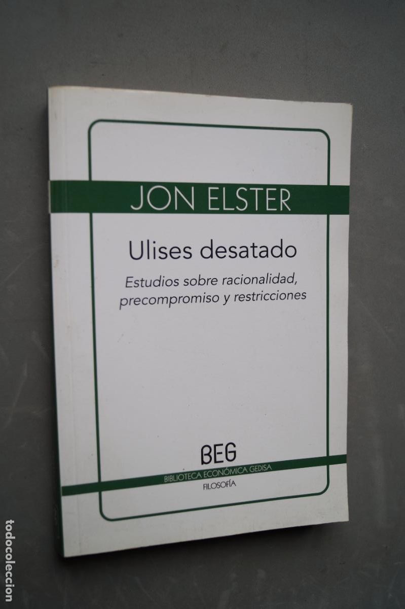 Libros antiguos: ULISES DESATADO. JON ELSTER - Foto 1
