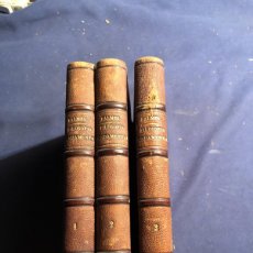 Libros antiguos: JAIME BALMES: - FILOSOFIA FUNDAMENTAL (TOMOS I, II Y III) - (1846)