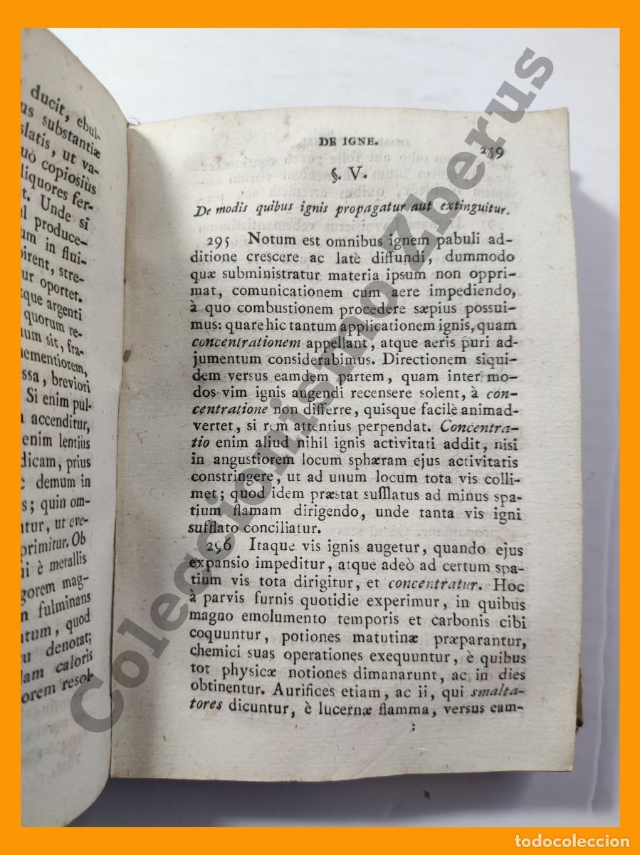 Libros antiguos: Institutionum Elementarium Philosphiae - Tomus Quartus - Andrea de Guevara et Basozabal - Foto 3