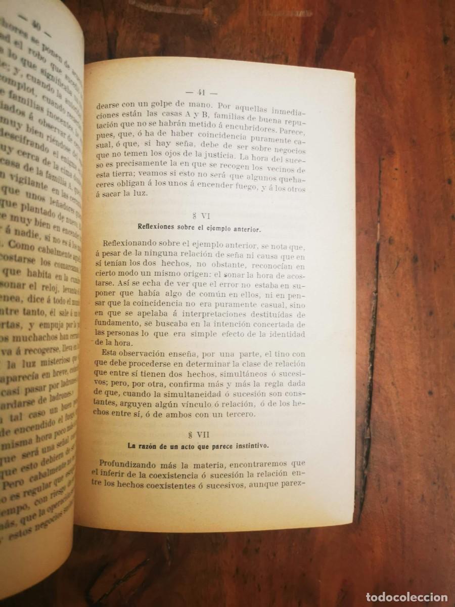 Libros antiguos: BALMES, Jaime. El criterio. - Foto 6