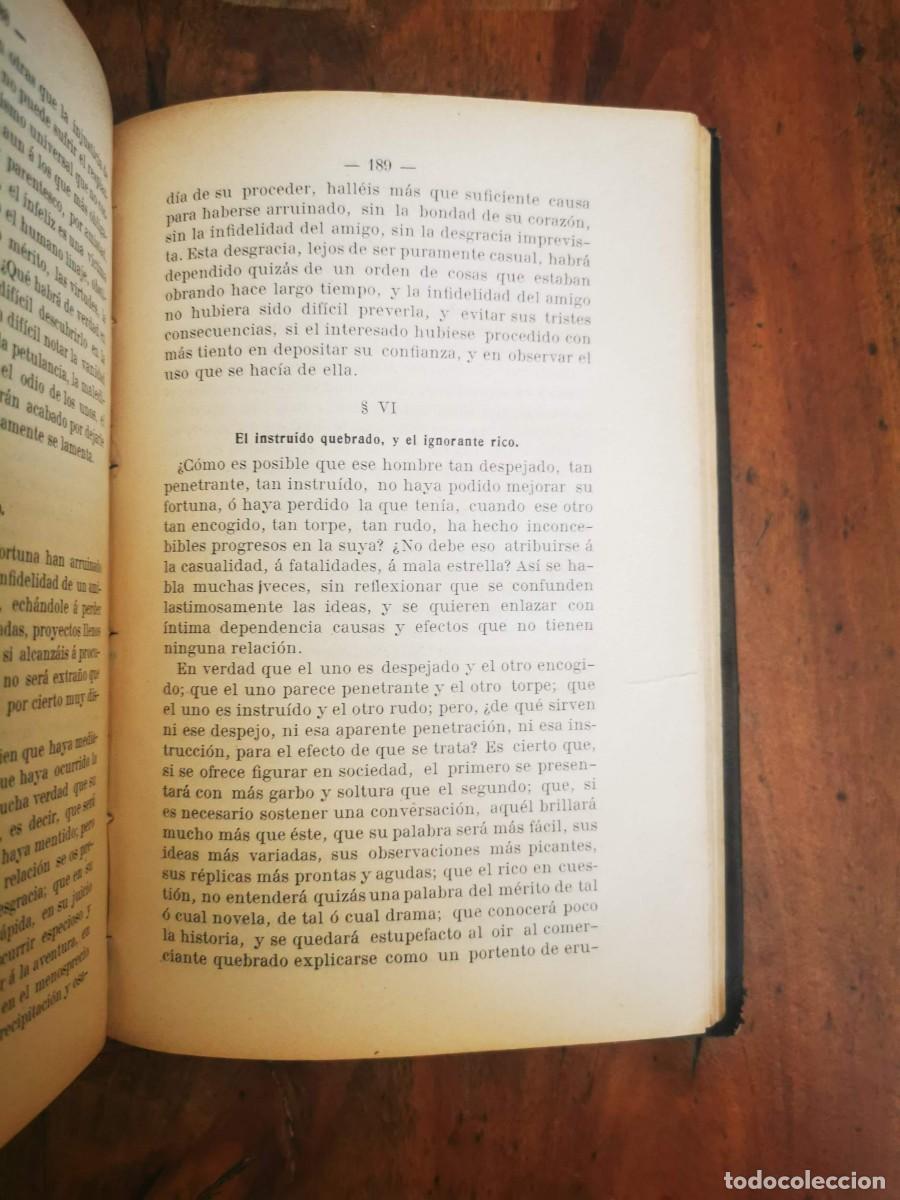 Libros antiguos: BALMES, Jaime. El criterio. - Foto 7