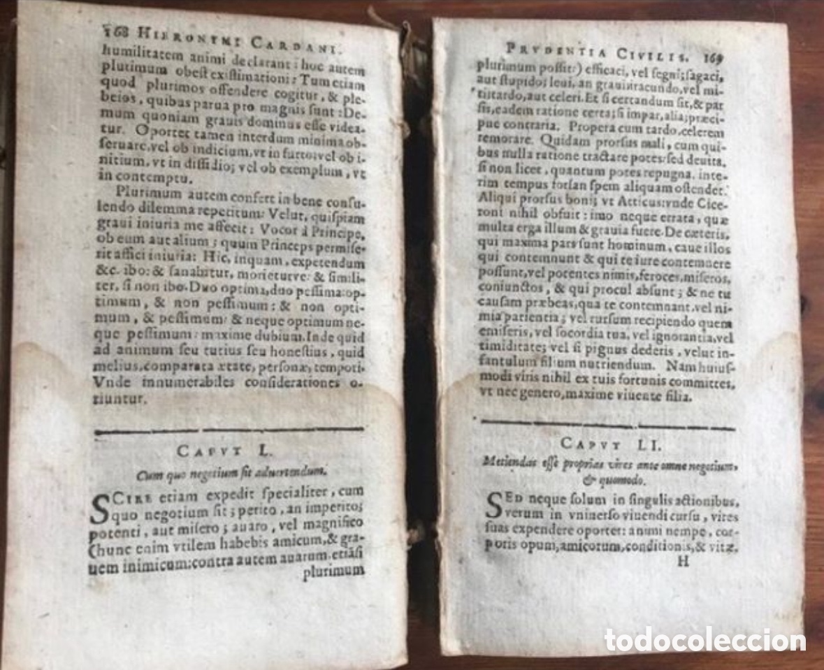 Libros antiguos: Primera edici&oacute;n de Jer&oacute;nimo Cardano - Foto 4