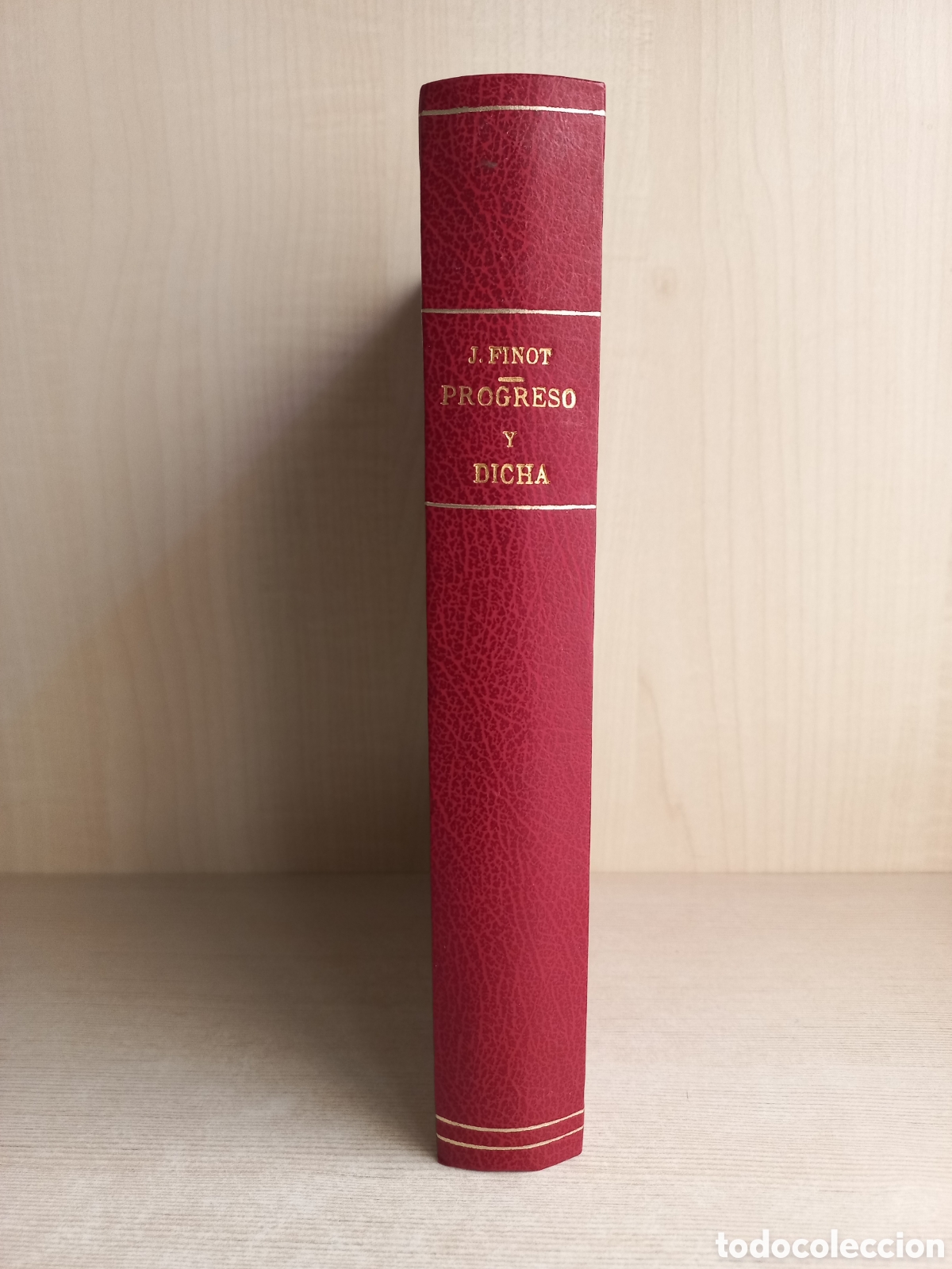 Libros antiguos: Progreso y dicha. Juan Finot. Daniel Jorro Editor, 1918. - Foto 1