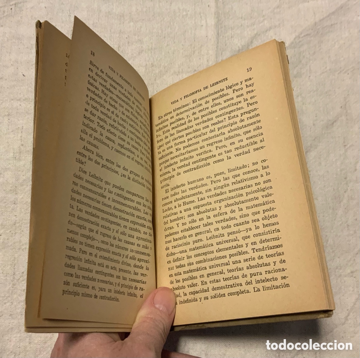 Libros antiguos: Op&uacute;sculos filos&oacute;ficos. Leibnitz - Foto 4